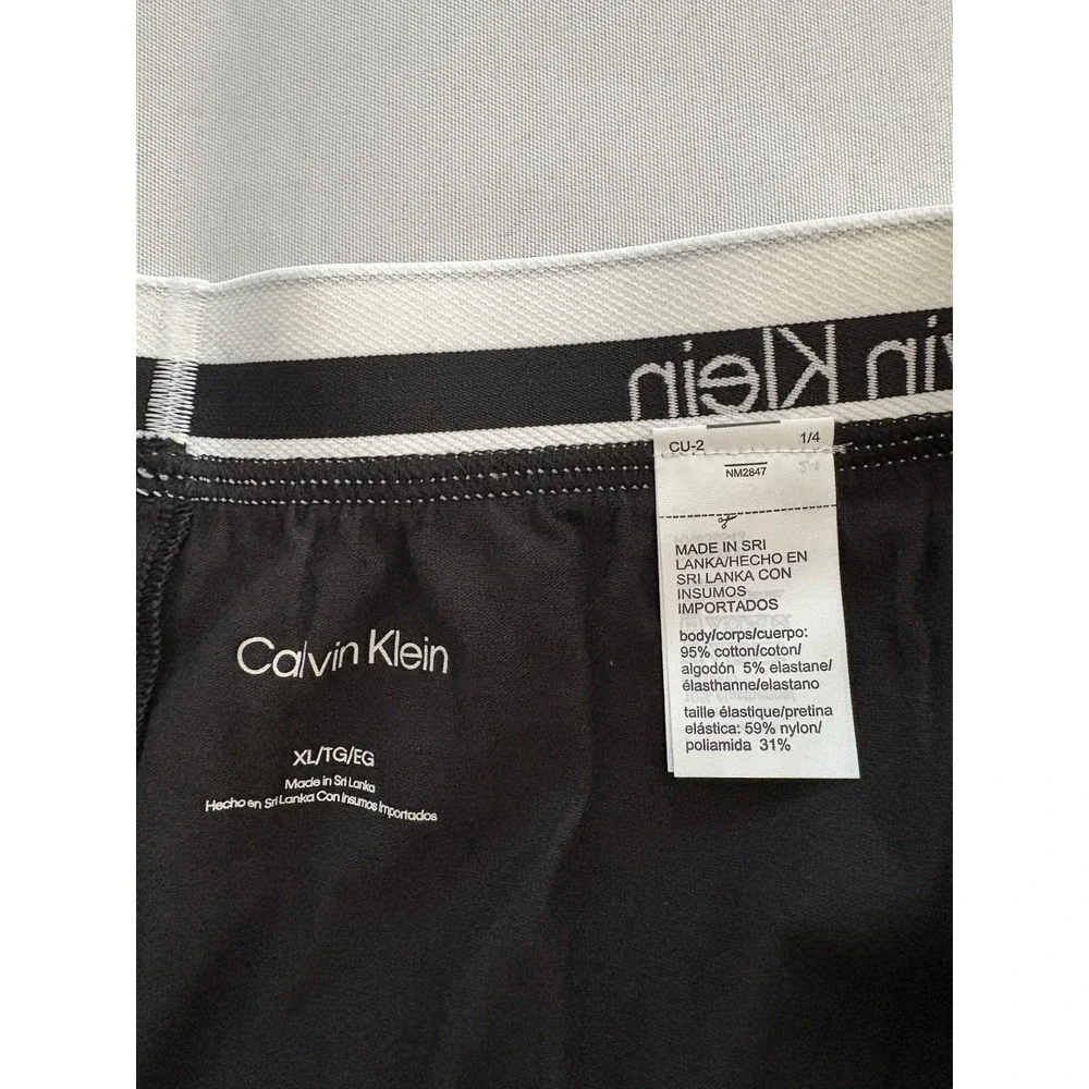 NEW Calvin Klein Shorts Mens Modern Cotton Lounge Shorts Black Men's Size XLarge